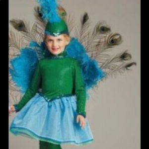 Girls peacock costume